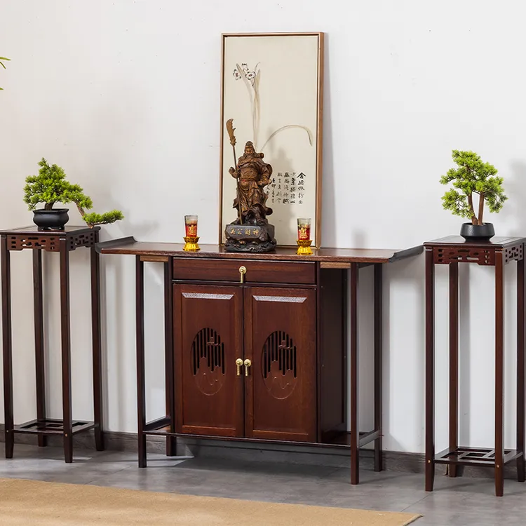 新中式实木供桌香案神台家用案台观音佛像橱柜香火神台柜客厅贡台