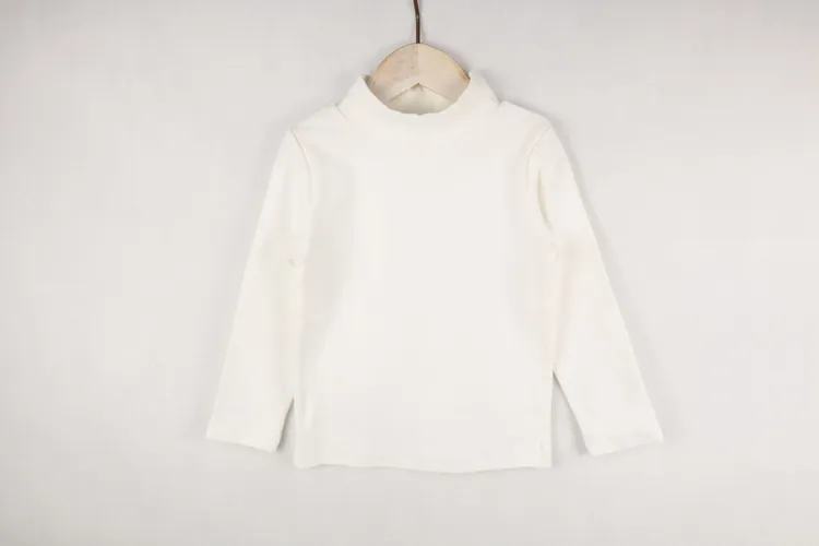 【自助】小朋友小立领基础穿搭糖果色内搭打底衣