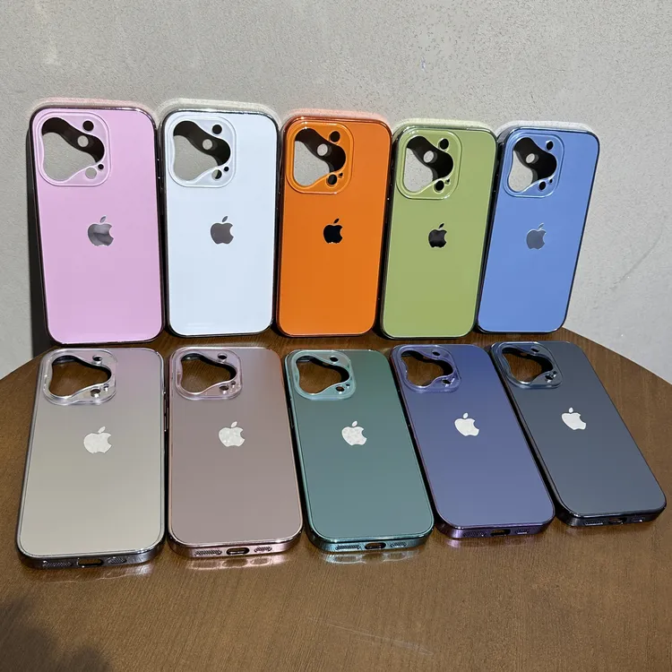 定制太空壳三角镜头秒变16轻奢苹果15Promax手机壳14高级感13新12