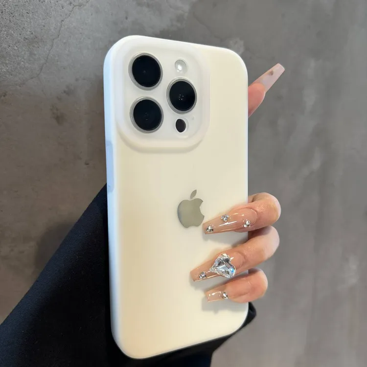 高级果冻液态硅胶适用iPhone15苹果13手机壳14promax全包12简约11