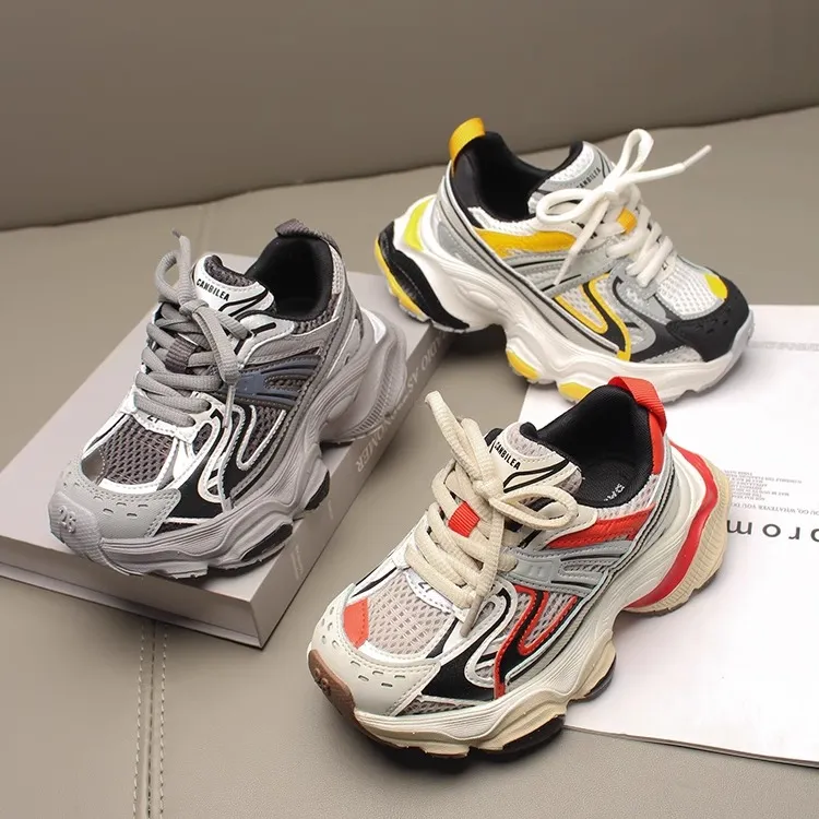 2024春季新款儿童老爹鞋春秋款男童鞋子女童运动鞋潮牌春款童鞋