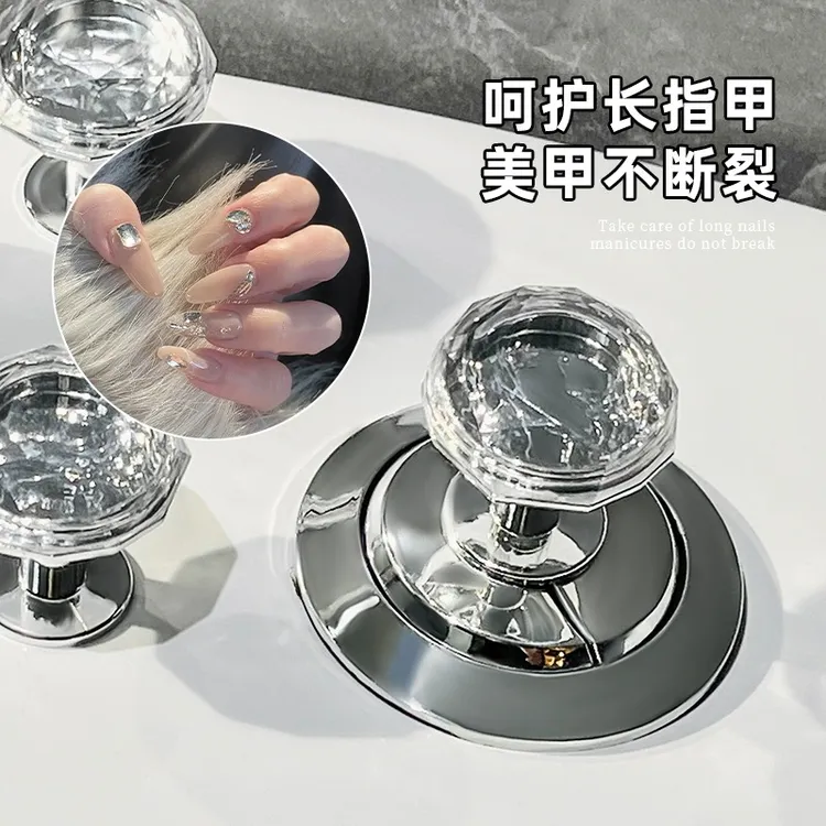 钻石马桶按压器按钮开关水箱冲水通用辅助配件卫生间长美甲专用