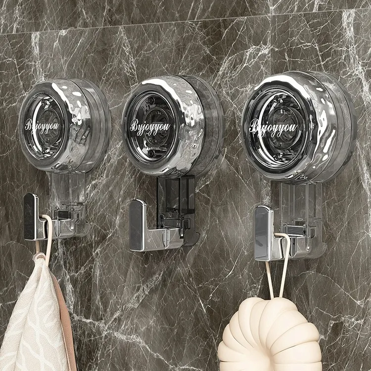 旋转吸盘挂钩强力承重真空粘胶免打孔无痕免钉卫生间厨房墙壁粘钩