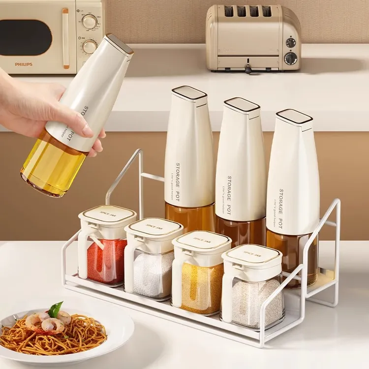 油壶自动开合防漏调味瓶厨房家用大容量油罐壶调料瓶玻璃装油瓶