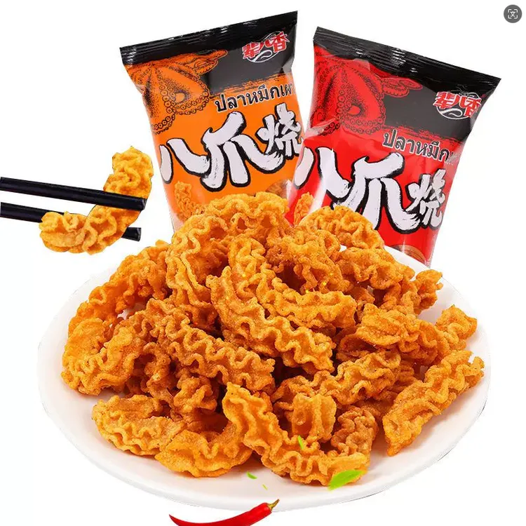 辈儿香八爪花椒烧40g*10包酥脆网红零食休闲怀旧八爪烧零食麻辣