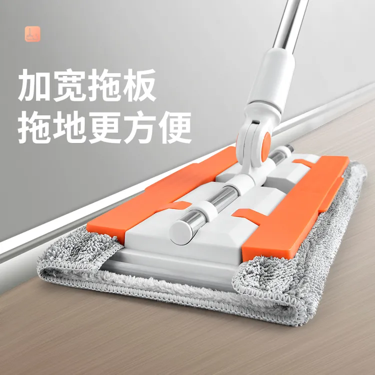 布墩拖把免手洗懒人拖布神奇平板拖把加大干湿两用吸水布加厚家用