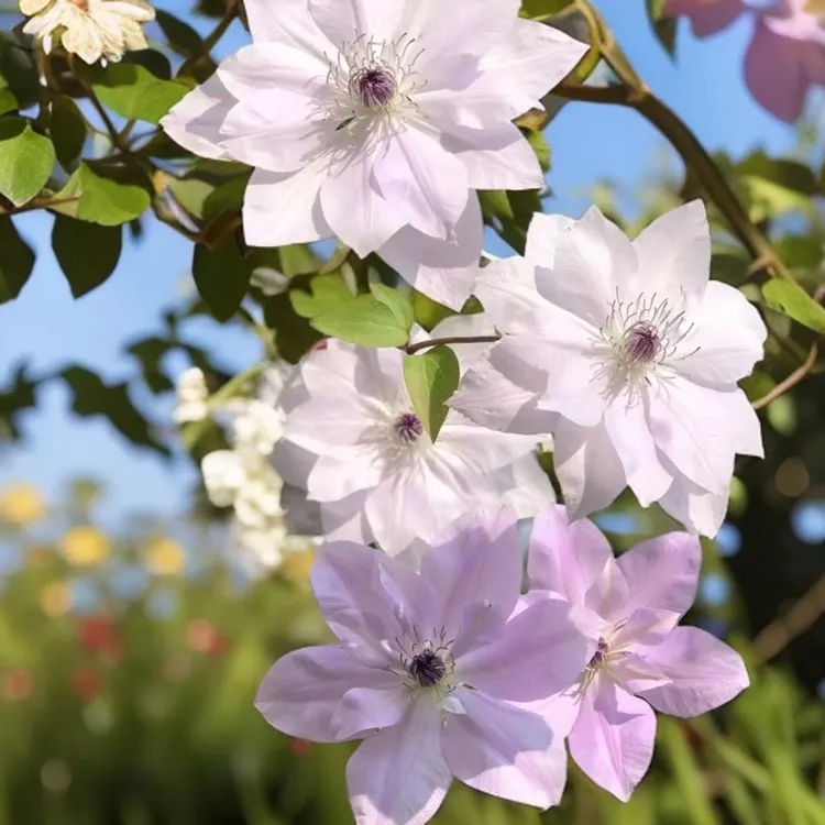 地栽铁线莲小苗阳台盆栽爬藤植物春天秋天开花植物新手易养护