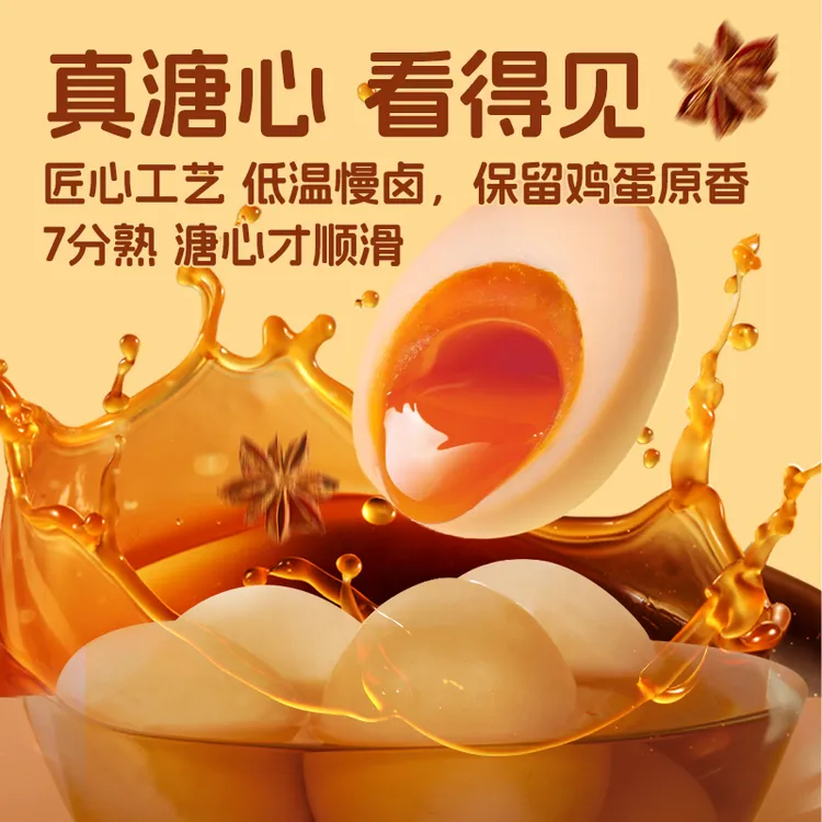 杨生记40g溏心卤蛋开袋即食解馋休闲零食早餐ZB
