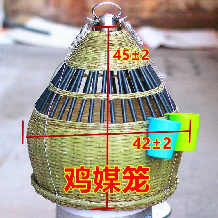 鸡笼养鸡笼子竹制品