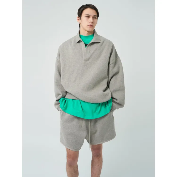 Fear Of God Essentials 24SS 春季系列四色 纯色长袖POLO卫衣
