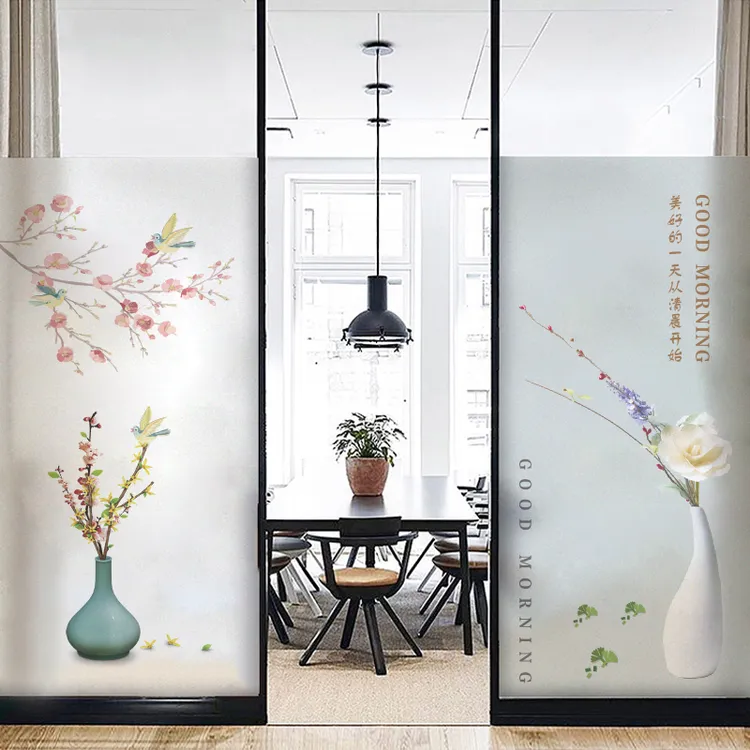 防走光静电玻璃贴膜窗户贴纸玻璃贴纸透光不透明防偷窥