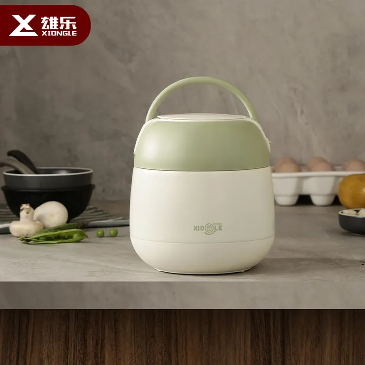 雄乐304不锈钢多层分装真空保温饭盒上班族学生带餐大容量汤提锅