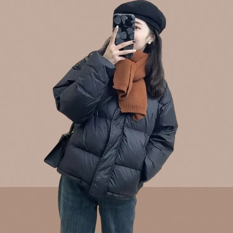 爆款加厚棉服女短款2025冬季新款小个子棉衣棉袄时尚休闲洋气外套