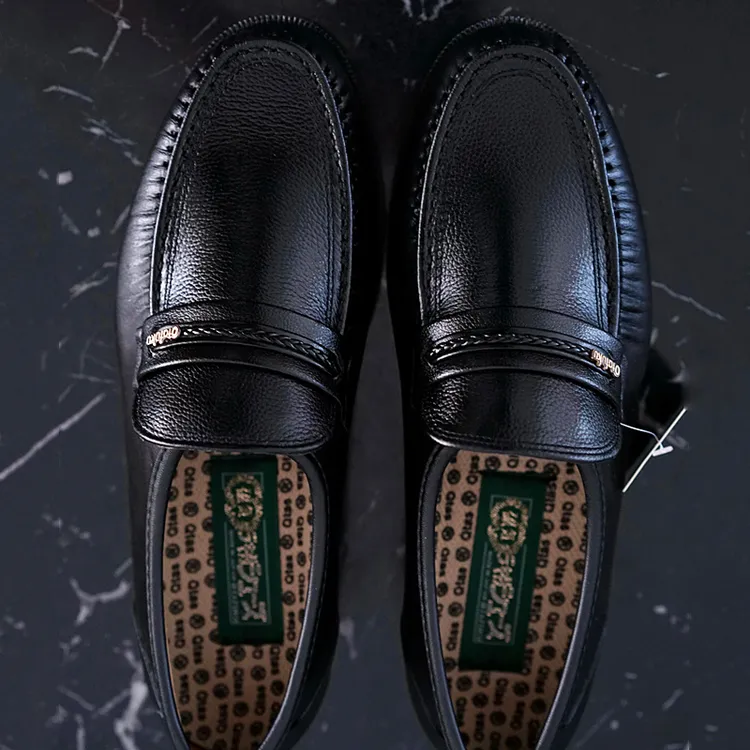 男皮鞋男士软底商务日本好多福Otakufu健康鞋磁疗保健工作防滑鞋