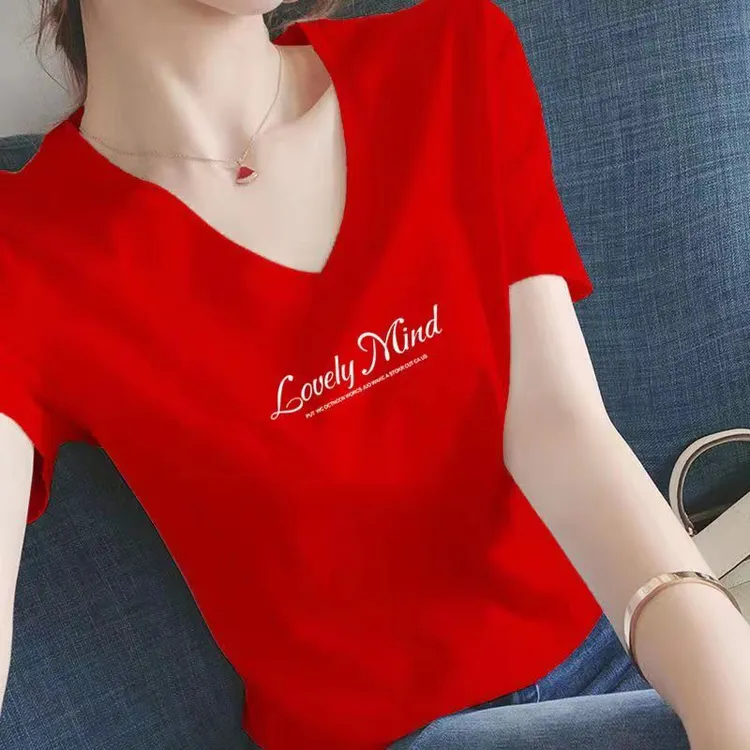 夏季短袖短款显瘦上衣微胖女生宽松简约百搭洋气时尚大码设计感