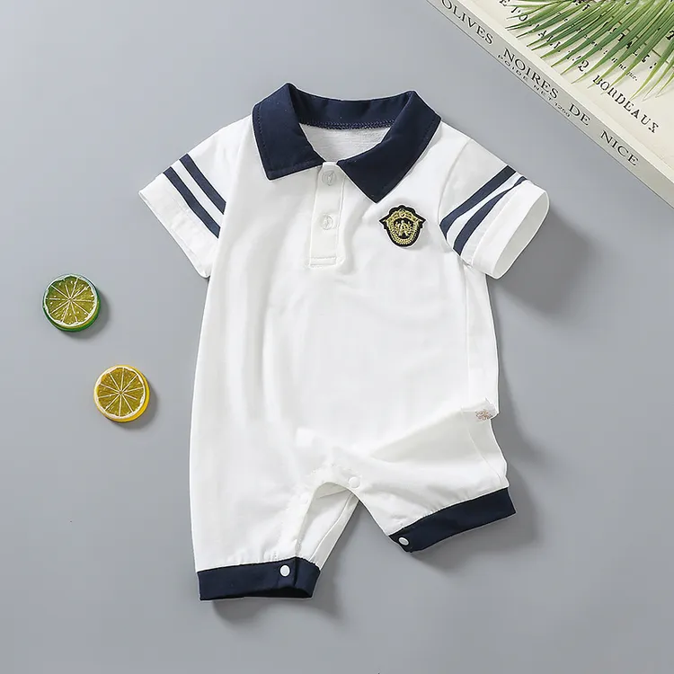 9317洋气幼儿夏季连体衣外出爬服宝宝哈衣