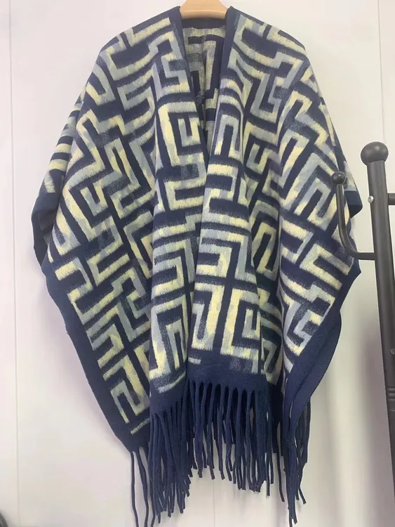 拉萨发货西藏包邮披肩水墨格子棕色藏蓝色超大号