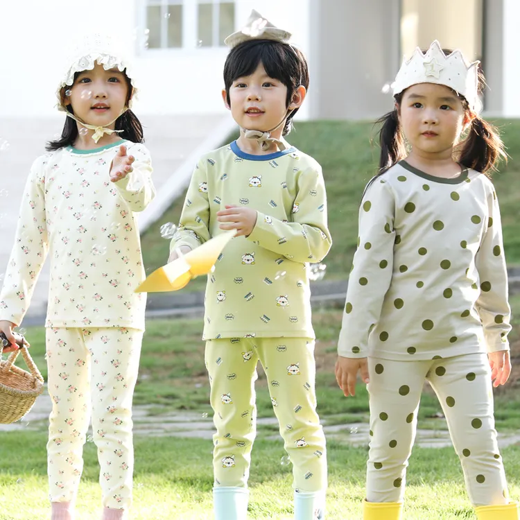 【280G】儿童睡衣家居服套装宝宝秋衣秋裤纯棉男童女童秋冬季节卡通