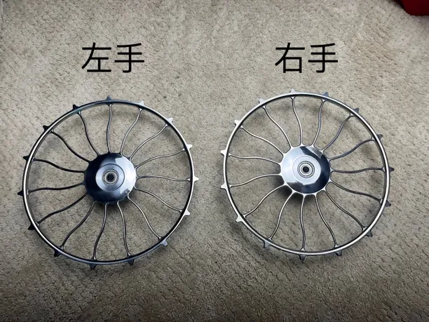 甲鱼枪钛合金盘航空铝盘