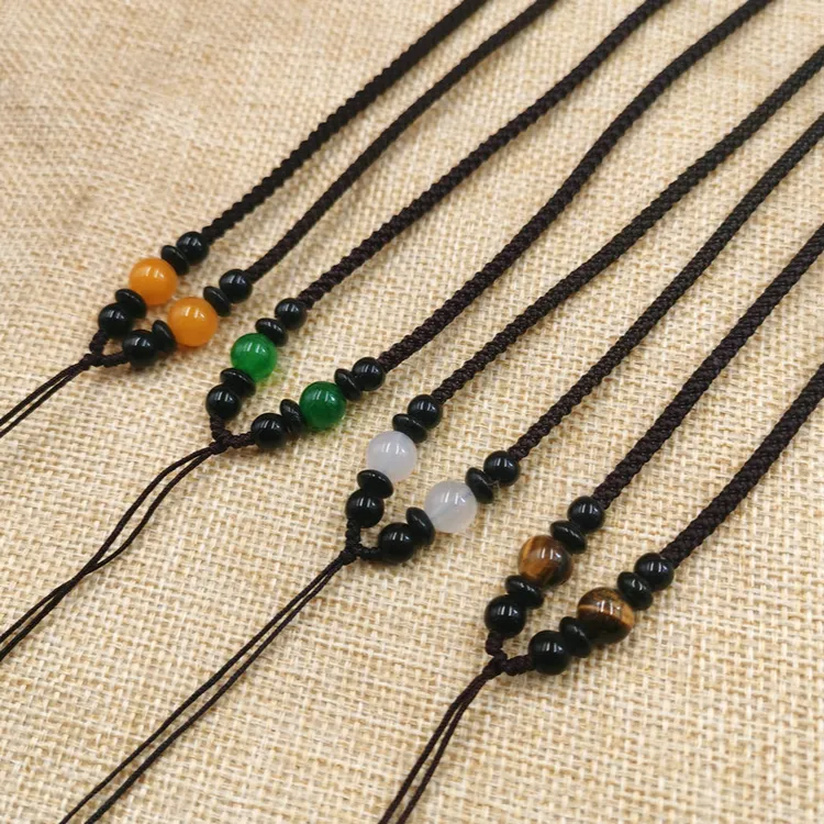 手工吊坠挂绳挂坠绳项链编织项链绳手工油青翡翠吊坠绳子吊坠挂绳