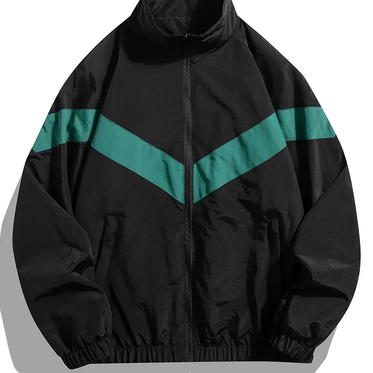 工厂定制夹克 男士春秋季宽松运动休闲夹克外套来图来样定制