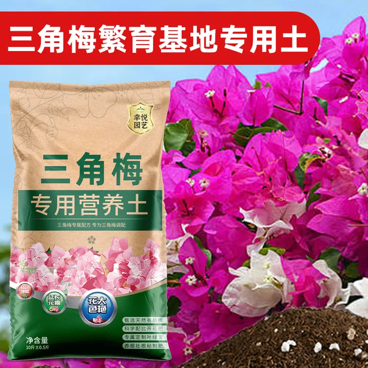 三角梅专用土营养土花土开花专用土盆栽土壤肥料营养土养花专用