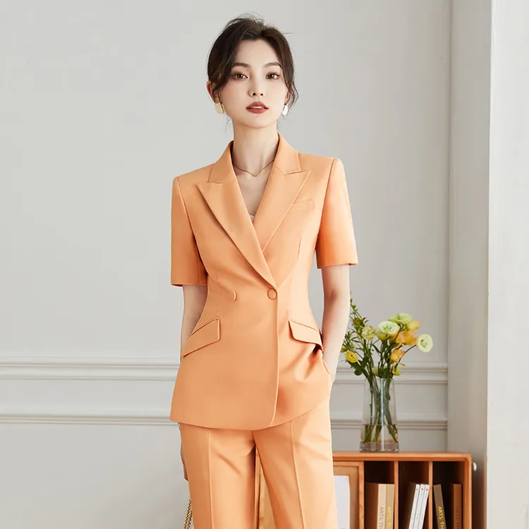 芭妃娅西装外套女职业套装春秋流行小西服高级感干练职场气质正装