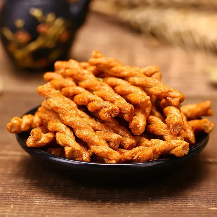 王不歪小麻花2斤脆酥香杂粮海苔麻辣蟹黄椒盐味零食肉松黑芝麻