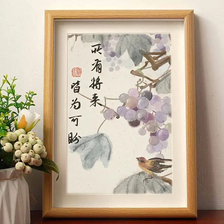 皆为可盼毛笔书法摆件办公室桌面装饰工艺品摆台客厅中式摆件桌上