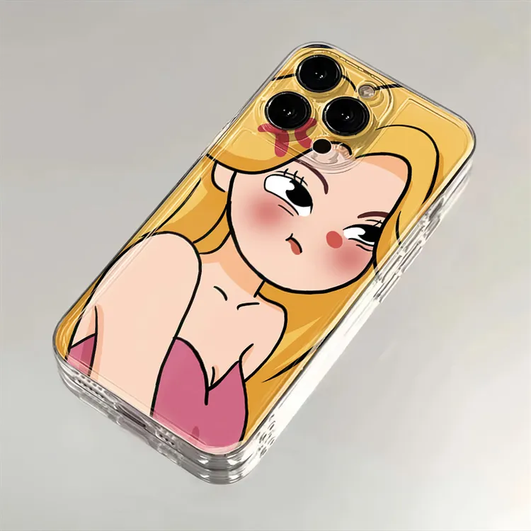 小女孩适用iphone15苹果手机壳14promax太空壳13pro透明12pro11