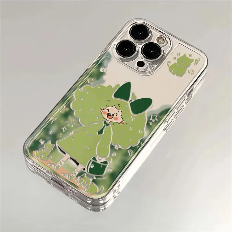 系帆妮太空壳苹果15网红手机壳14卡通创意13高级感12保护套11女款