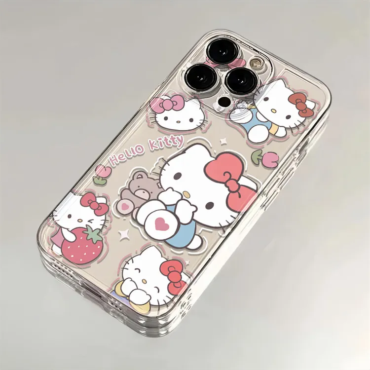 凯蒂猫适用iphone15苹果手机壳14promax太空壳13pro透明12pro11