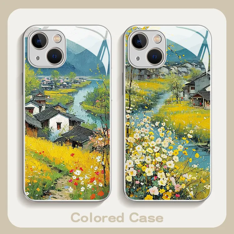 系帆妮适用iPhone15promax苹果14手机壳保护套12田园乡村13华为壳