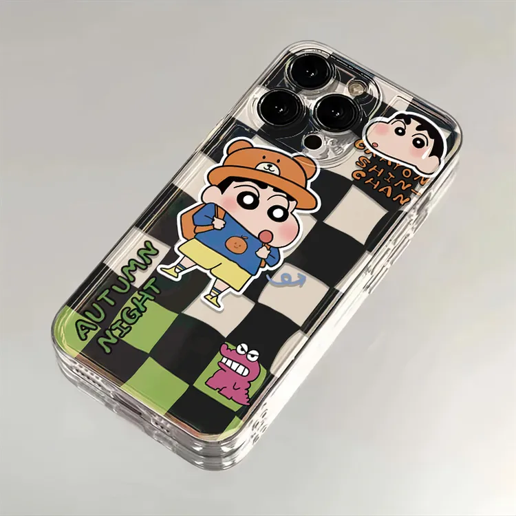 蜡笔小新适用iphone15苹果手机壳14promax太空壳13pro透明12pro11