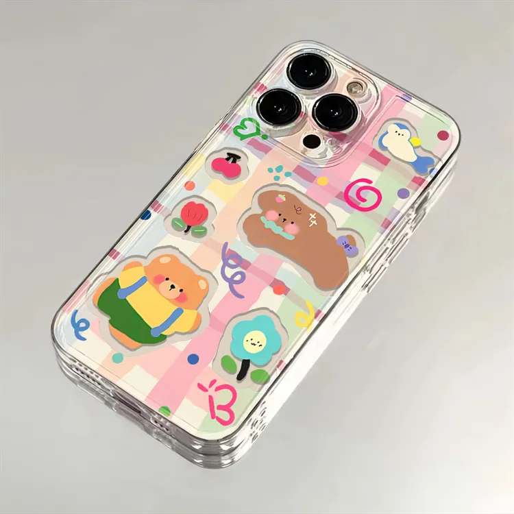 系帆妮太空壳苹果15网红手机壳14卡通创意13高级感12保护套11女款