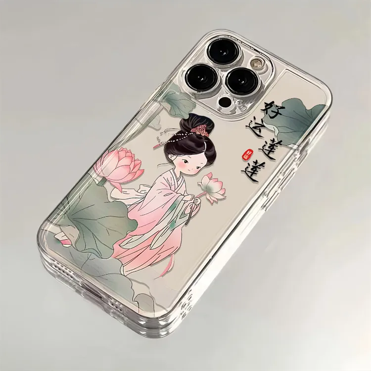 好运莲莲适用iphone15苹果手机壳14promax太空壳13pro透明12pro11