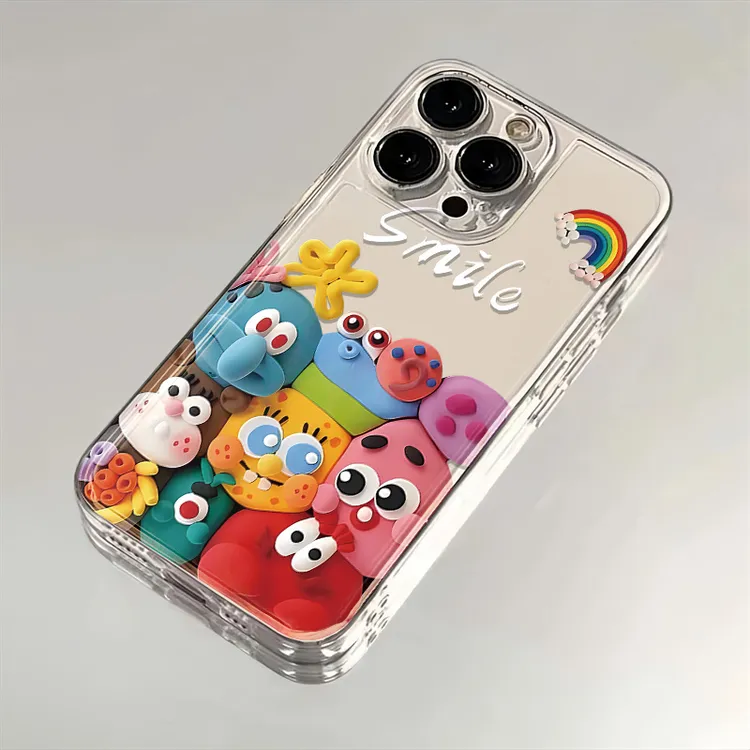 系帆妮太空壳苹果15网红手机壳14卡通创意13高级感12保护套11女款