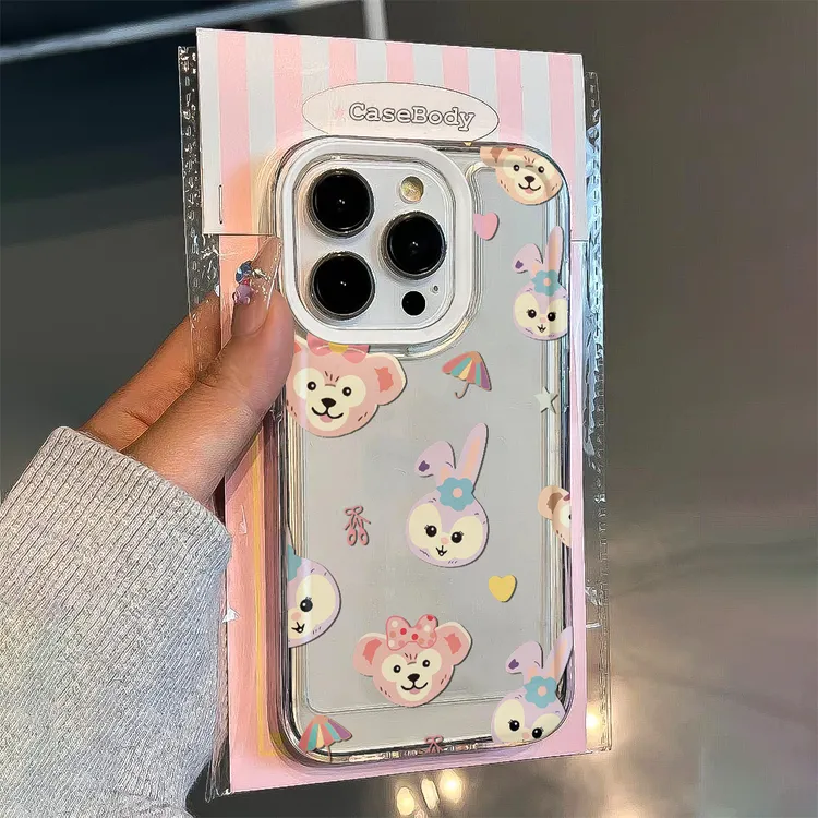 星黛露适用iphone15苹果手机壳14promax大孔13pro透明12mini11