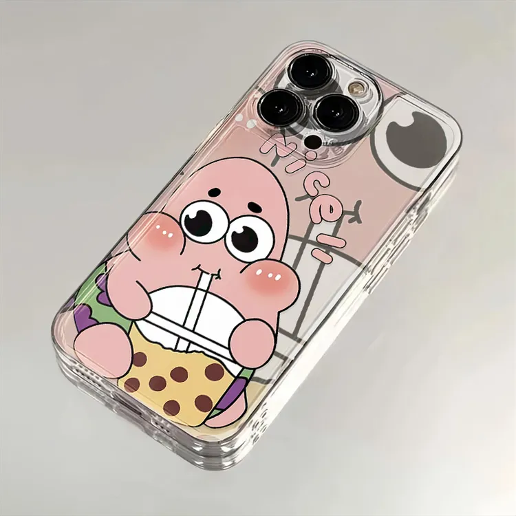 派大星适用iphone15苹果手机壳14promax太空壳13pro透明12pro11