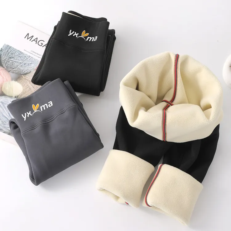 女童加绒宝宝裤冬季儿童韩版长裤子女孩中大童加厚保暖打底裤外穿