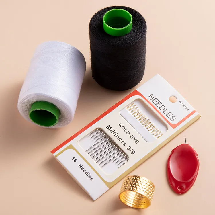 家用手缝针线缝补衣服针线套餐手工diy缝补线黑白色缝衣线缝纫线
