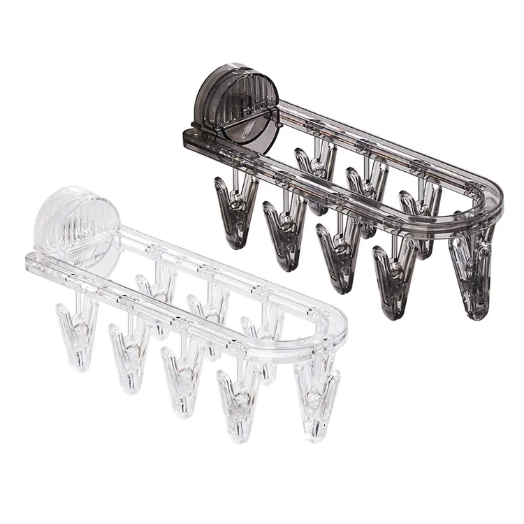 //映调吸盘式无痕晾衣架折叠衣架免打孔家用晾晒衣架壁挂室内阳台