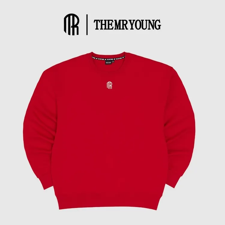 【明星同款】THEMRYOUNG密特扬经典款刺绣卫衣情侣宽松上衣MTJ086