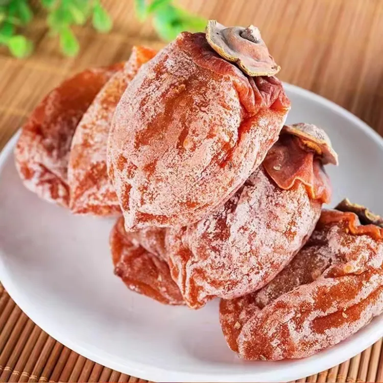 陕西富平吊柿饼自然糖霜软糯流心香甜农家产地直发