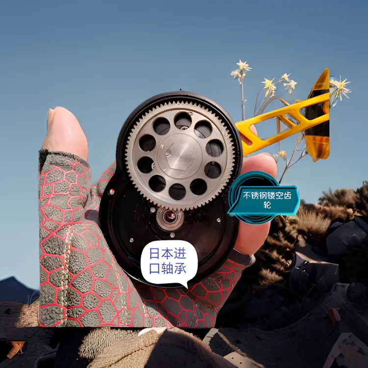 阿尔发新款～小黑牛日本进口轴承船钓慢摇铁板轮“阿尔发”加强版