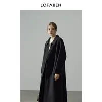 LOFAIIEN/洛梵怡 "卡普里斯的微风"设计款绵羊毛秋冬休闲羊毛大衣