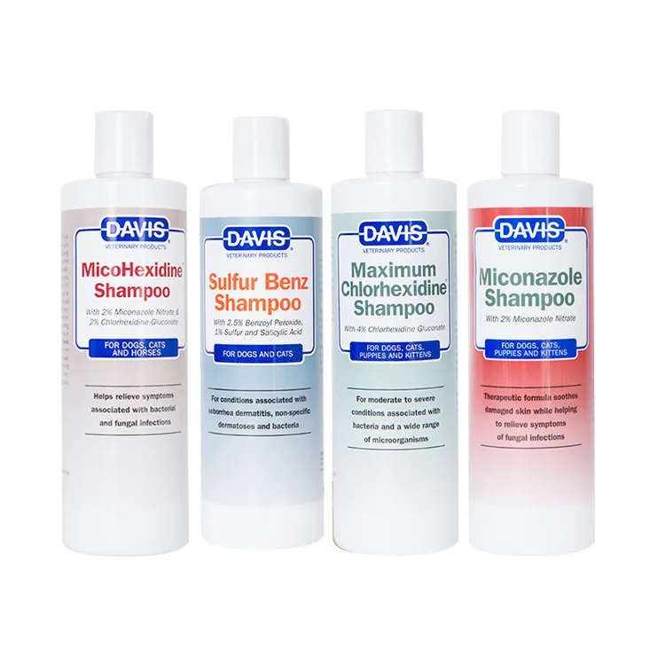 DAVIS戴维斯猫咪药浴沐浴露狗狗杀菌沐浴露预防癣康复猫藓外用