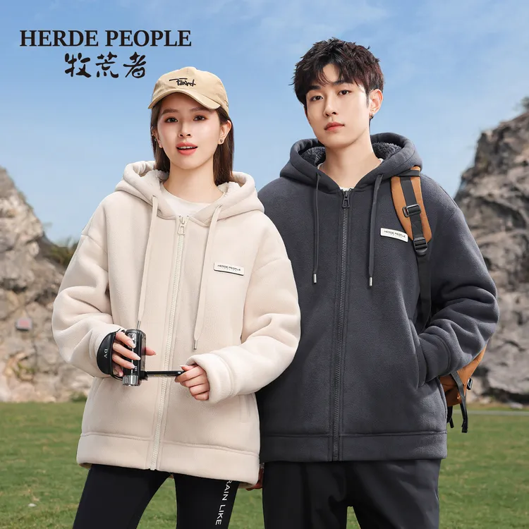牧荒者情侣款冰岛绒保暖外套AK508803