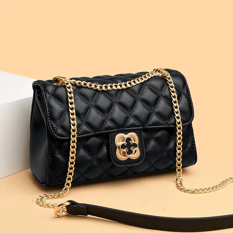 女包大容量菱格链条包夏季小香风单肩包时尚斜挎包减龄sj2357女款