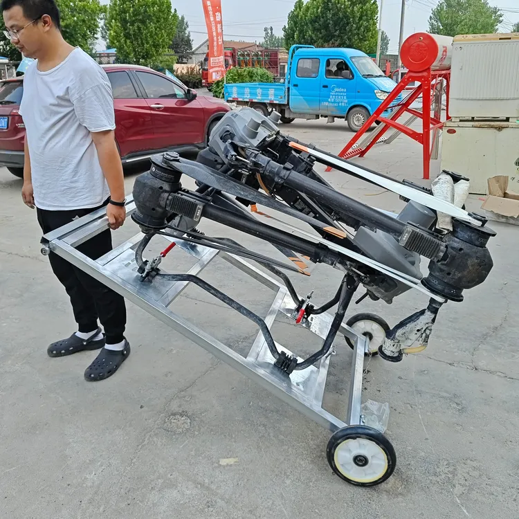 植保T40T50T60P150P100皮卡改装飞防滑轨轴承小推车可伸缩可拆卸